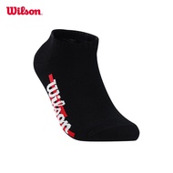 Wilson Wilson Mens And Womens Tennis Sports Socks Spring Trend Letter Full-Color Running Shallow Soc