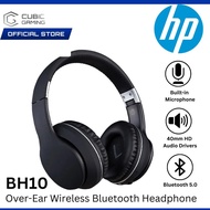 HP BH10 WIRELESS BLUETOOTH HEADPHONE HEADSET  WITH BUILT-IN MICROPHONE & COMFORT DESIGN