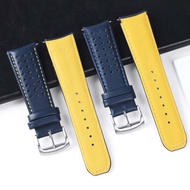 Genuine Leather Watch Strap for Citizen AT8020-03L AT9031-52L Blue Angels JY8078 Band 23mm 22mm Wrist Belt Cowhide Bracelet Men