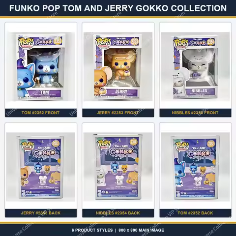 Funko POP Tom and Jerry Gokko Tuffy Tom Jerry Collectible Cartoon Character Figures for Collection D