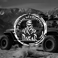 Dakar 30 Adventure Rally Car Sticker Tank Pika Wrangler Garland Liema JEEP Outdoor Sticker