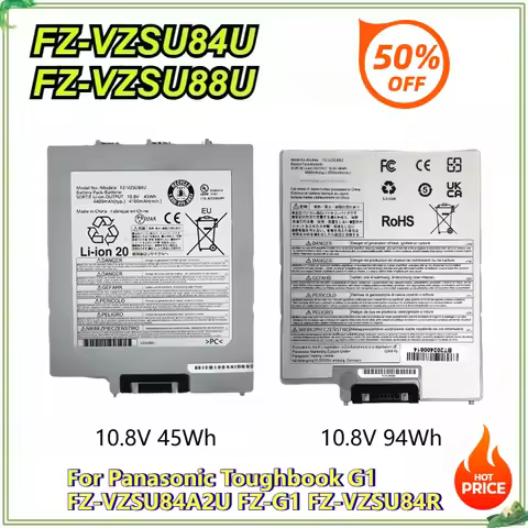 FZ-VZSU84U FZ-VZSU88U Laptop Battery for Panasonic Toughbook G1 FZ-VZSU84A2U FZ-G1 FZ-VZSU84R Replac