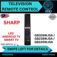 SHARP GB326WJSA / GB238WJSA / GB105WJSA Remote Television / Televisyen / TV Remote Control LED TV