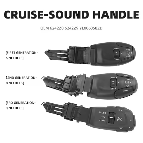 6242Z8 6242Z9 YL006358ZD for Peugeot 207 208 307 406 407 607 807 CitroenC3C4C5 Cruise Control Switch