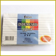 △ ◄ ♚ Index Card (Colored) Focus  1/2 (5"x 8") , 1/4 (4"x 6"), 1/8 (3" x 5")