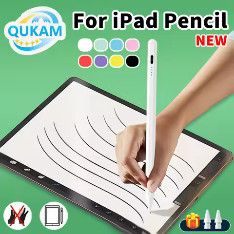 For Apple Pencil 2 1 Palm Rejection Tilt Sensitivity Stylus Pen For 2018-2025 iPad 7/8/9/10 Gen Mini