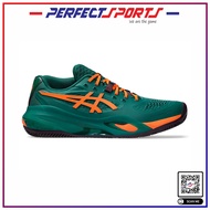 ASICS GEL-RESOLUTION X PADEL Men's Padel Shoes - Jewel Green/Energy Orange