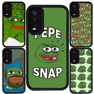 Casing for VIVO Y20 Y20s Y20i Y83 Y12s Y11s Y66 V15 S1 Pro Y400 V19 Neo V17 Black Silicone M-22 Frog