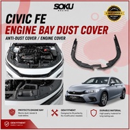 Honda Civic FE Engine Bay Dust Cover – Anti-Dust, Fit Cutting, High Quality Engine Cover for Civic F