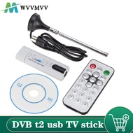Digital Antenna USB 2.0 HDTV TV Remote Tuner Recorder&amp;Receiver for DVB-T2/DVB-T/DVB-C/FM/DAB for Laptop,Wholesale Free Shipping Henyi