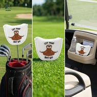 Sunnimix Golf Mallet Putter Cover PU Leather Lightweight Happy Gilmore Golf Supplies Club Headcover 