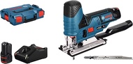 Bosch Professional 12V system battery jigsaw GST 12V-70 (cutting depth in wood: 70 mm, incl. 2x saw