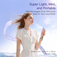 【BUY 1 FREE 1】Baseus 1200mAh 3-Speed Mini Turbine Fan Portable Outdoor Handheld Jet Fan Mini Fan wit