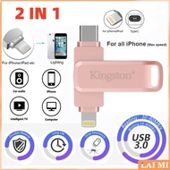 Kingston TypeC Lightning 2In1 Pendrive OTG Flash Drive Pendrive1TB/2TB USB High-capacity OTG Iphone 