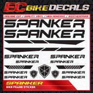 ▘ ✫ ◭ ◎ ◁ EC BIKE Decals Spanker Frame Vinyl Sticker for Mountain Bike/Road Bike and Fixie