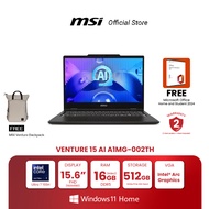 MSI NOTEBOOK VENTURE 15 AI A1MG-002TH | 15.6" FHD | Intel® Arc Graphics | Intel® Core™ Ultra 7 | 16G