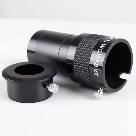 Angeleyes Metal 2X Barrow Mirror 2-inch M42 Thread Lens with 1.25" Adapter Astronomical Telescope Ac