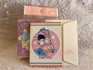 2000年 心意卡 賀卡 多用途卡  Sanrio  little twin stars twins star Kiki Lala