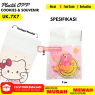 Opp Plastic 7x7 Patterned Opp Plastic/ Opp Plastic/ Thick Opp Plastic/ Bakery Opp Plastic/