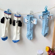 Cartoon Elephant Socks Dog Socks Niche Personality Cute Mid-Calf Cotton Socks ins Trendy Quirky Wome