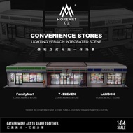 Moreart Diorama Convenience Store 7- Eleven, Family Mart 1:64
