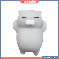 redbuild|  Cute Cartoon Cat Squishy Toy Stress Relief Soft Mini Animal Squeeze Toy Gift