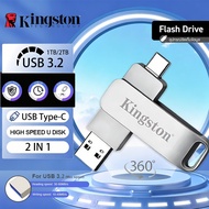 Kingston Type-C + USB 3.0 Dual Flash Drive High-Speed OTG Pendrive for Phone & PC Flash Drive for Mo