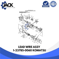 LEAD WIRE ASSY 1-23785-0060 NIKKO GENUINE | Komatsu D65 / D85 / D85E