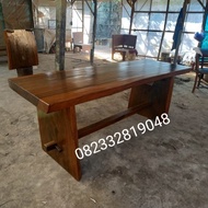 Meja Makan Kayu Trembesi Meja Trembesi Solid Meja Kayu Trembesi