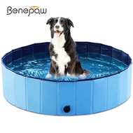Benepaw พับสุนัขสัตว์เลี้ยงอาบน้ำสระว่ายน้ำทนทานพับ Antislip สุนัขสัตว์เลี้ยงสระว่ายน้ำอ่างอาบน้ำเป็นมิตรกับสิ่งแวดล้อม Kiddie สระว่ายน้ำสำหรับสุนัขแมว