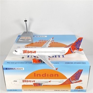Double Row Wheel A320 Inflight 1: 200 Indian Airlines A320 VT-ESJ Alloy Airplane Model