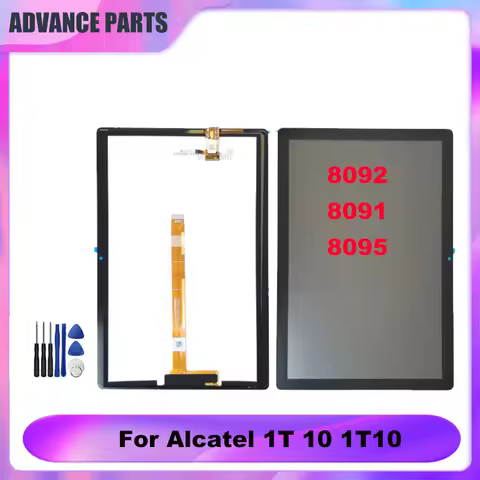 10.1 Inch For Alcatel 1T 10 1T10 8092 8091 8095 (2020) LCD Display Touch Screen Digitizer Assembly R