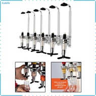 Koklife 6 Bottle Liquor Dispenser Shaker Alcohol Bottle Holder Alcohol Bar Dispenser Station for Liq