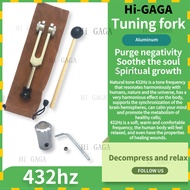 Tuning Fork 432hz with White Agate Crystal Base Tuning Fork Expansion 432 Tuning Fork 432hz Chakra F