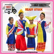 🇲🇾READYSTOK Baju Merdeka Kanak-Kanak perempuan Baba nyonya Kurung pahang Minang kebaya