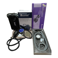 PEDIA Baxtel Aneroid Sphygmomanometer BP With Deluxe Stethoscope GRAY