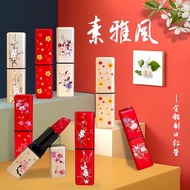 New Style 0 Aluminum Metal Lipstick Empty Tube Caliber 12.1 3D Embossed Printing Chinese Style Antiq