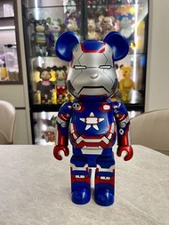 400% 冇盒平售 Patriot 愛國者 鋼鐵俠 Ironman iron-man Bearbrick Be@rbrick