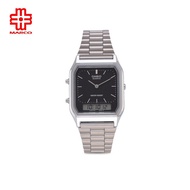 Casio Vintage AQ-230A-1 Silver Stainless Steel Band Men Watch / Women Watch