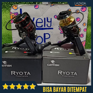 Reel Pancing Catfish Ryota 1000 2000 3000 dan 6000 powerhandle - Reel Kuat Mancing Original Profesio