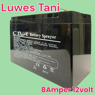 BATERAI AKI ACCU 8 AH 12 VOLT ORI CBA SPRAYER ELEKTRIK BATTERY SPRAYER CBA