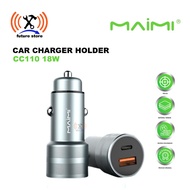 MAIMI CC110 CAR CHARGER HOLDER MULTIFUNCTION STABLE - CAR CHARGER HOLDER MAIMI CC110 18W GROWN Origi