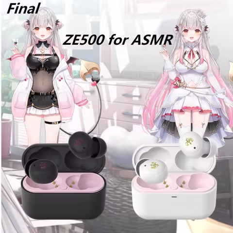 final ZE500 For ASMR limited Wireless Bluetooth Gaming Music In-ear Headphones Patra ASMR Lightweigh