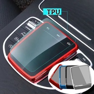 For Mercedes Benz C E GLC EQC Class W205 W213 X253 2019-2024 TPU Car Accessories Center Control Mous