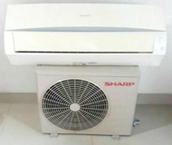AC sharp second 1/2 PK + pasang Bergaransi