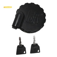 【yves_service】1 PCS 331/45908 331/33064 Fuel Cap Fuel Tank Side Lock Cover Black ABS for Excavator 3