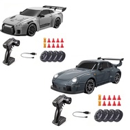 RC Drift Car 1:24 Scale Remote Control Car with LED Light 2.4GHz 20KM/H RC Car Drifting Tires Racing