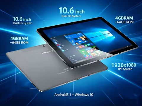 10.6 INCH X5-Z8300 CPU 4GB RAM 64GB ROM Tbook 11 Windows 10 & Android 5.1 WIFI Quad Core 1920*1280 I