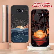 Samsung S8 / S8 PLUS / S8+ TPU Case With Natural Square Bezel, van gogh