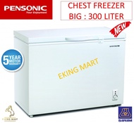 PENSONIC 300L / 300 Liter Chest Freezer PFZ-301 With White INNER PCM And 5 Year Motor Warranty